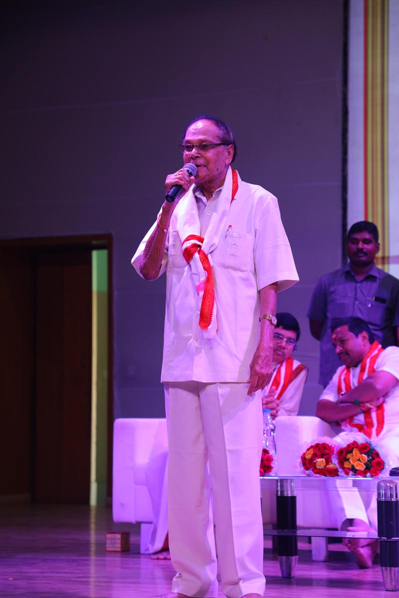 Sri Mulugu Ramalingeshwara Varaprasad Siddhanti was honoured with Jyotishyasastra Vignana Visharadha at Tummalapalli Kalakshetram, Vijayawada (166)